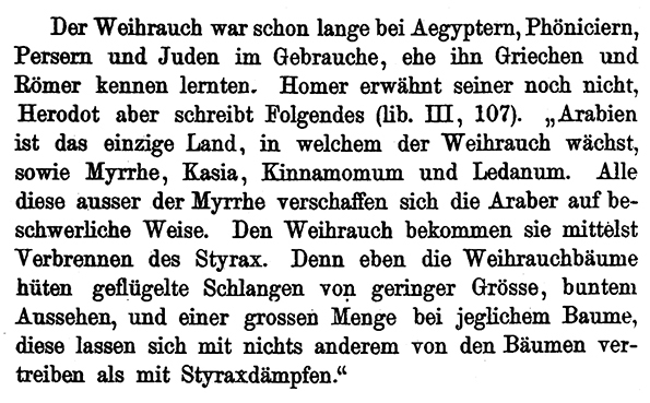 Weihrauch 1884 Sigismund Aromata Detail 