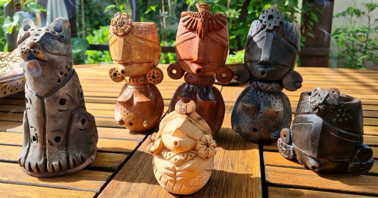 Sahumadoras - Ritual Räuchergefäß