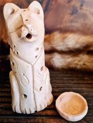 Jaguar Räuchergefäß Nr. 6 