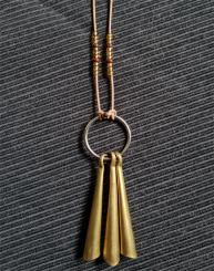 Schamanenglöckchen Nr. 2 gold-rot